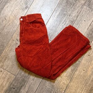 BDG by Urban Outfitters Rust Corduroy Trousers